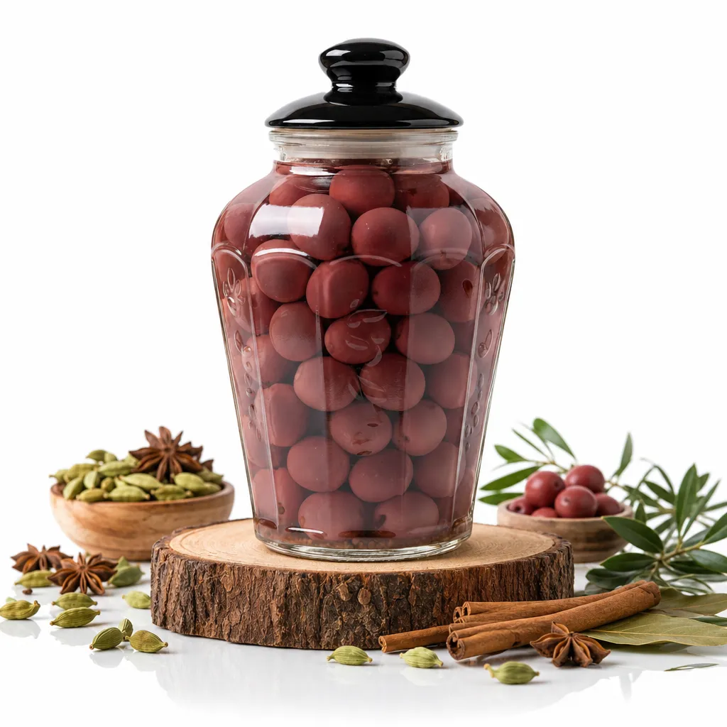 Red Olives Jar